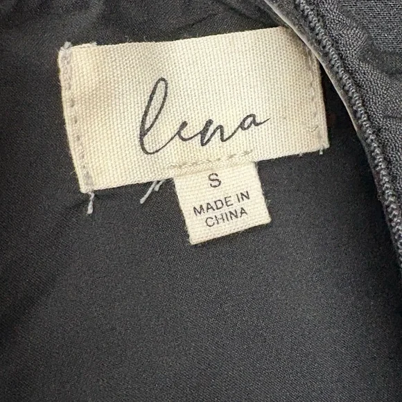 Lina Black Wide Leg Women's Pants - Picture 10 of 12